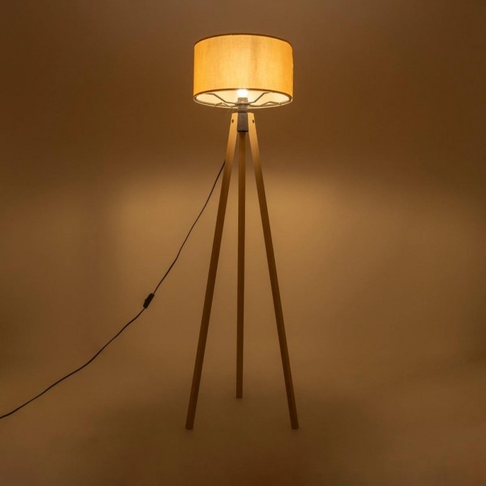 GLOBOSTAR® SAGA 204-0043 Μοντέρνο Επιδαπέδιο Φωτιστικό με Ντουί 1 x E27 AC 220-240V IP20 - Μπεζ - Μ38 x Π38 x Υ140cm GLOBOSTAR® SAGA 204-0043 Μοντέρνο Επιδαπέδιο Φωτιστικό με Ντουί 1 x E27 AC 220-240V IP20 - Μπεζ - Μ38 x Π38 x Υ140cm