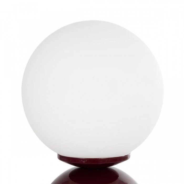 GLOBOSTAR® MAGIC 204-0135 Μοντέρνο Επιτραπέζιο Φωτιστικό Πορτατίφ με Ντουί 1 x E14 AC 220-240V IP20 - Κόκκινο & Λευκό - Μ15 x Π15 x Υ28cm