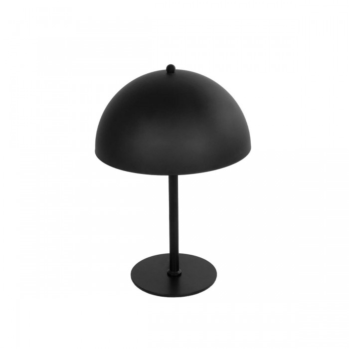 GLOBOSTAR® GASCEIO 204-0141 Μοντέρνο Επιτραπέζιο Φωτιστικό Πορτατίφ με Ντουί 1 x E27 AC 220-240V IP20 - Μαύρο - Μ25 x Π25 x Υ37m