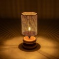 GLOBOSTAR® KLOO 204-0143 Boho Επιτραπέζιο Φωτιστικό Πορτατίφ με Ντουί 1 x E14 AC 220-240V IP20 - Καφέ & Μπεζ - Μ15 x Π15 x Υ35cm GLOBOSTAR® KLOO 204-0143 Boho Επιτραπέζιο Φωτιστικό Πορτατίφ με Ντουί 1 x E14 AC 220-240V IP20 - Καφέ & Μπεζ - Μ15 x Π15 x Υ35cm