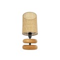 GLOBOSTAR® KLOO 204-0143 Boho Επιτραπέζιο Φωτιστικό Πορτατίφ με Ντουί 1 x E14 AC 220-240V IP20 - Καφέ & Μπεζ - Μ15 x Π15 x Υ35cm GLOBOSTAR® KLOO 204-0143 Boho Επιτραπέζιο Φωτιστικό Πορτατίφ με Ντουί 1 x E14 AC 220-240V IP20 - Καφέ & Μπεζ - Μ15 x Π15 x Υ35cm