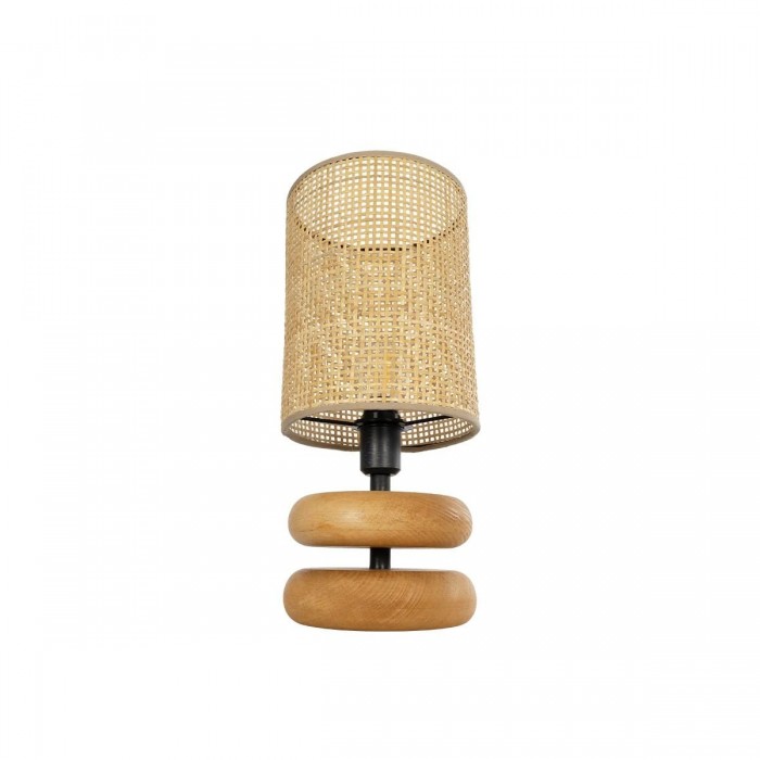 GLOBOSTAR® KLOO 204-0143 Boho Επιτραπέζιο Φωτιστικό Πορτατίφ με Ντουί 1 x E14 AC 220-240V IP20 - Καφέ & Μπεζ - Μ15 x Π15 x Υ35cm GLOBOSTAR® KLOO 204-0143 Boho Επιτραπέζιο Φωτιστικό Πορτατίφ με Ντουί 1 x E14 AC 220-240V IP20 - Καφέ & Μπεζ - Μ15 x Π15 x Υ35cm