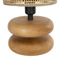 GLOBOSTAR® KLOO 204-0143 Boho Επιτραπέζιο Φωτιστικό Πορτατίφ με Ντουί 1 x E14 AC 220-240V IP20 - Καφέ & Μπεζ - Μ15 x Π15 x Υ35cm GLOBOSTAR® KLOO 204-0143 Boho Επιτραπέζιο Φωτιστικό Πορτατίφ με Ντουί 1 x E14 AC 220-240V IP20 - Καφέ & Μπεζ - Μ15 x Π15 x Υ35cm
