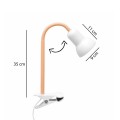 GLOBOSTAR® TAVOLO 204-0151 Παιδικό Επιτραπέζιο Φωτιστικό Πορτατίφ με Ντουί 1 x E14 AC 220-240V IP20 - Πορτοκαλί & Λευκό - Μ11 x Π9 x Υ35cm GLOBOSTAR® TAVOLO 204-0151 Παιδικό Επιτραπέζιο Φωτιστικό Πορτατίφ με Ντουί 1 x E14 AC 220-240V IP20 - Πορτοκαλί & Λευκό - Μ11 x Π9 x Υ35cm