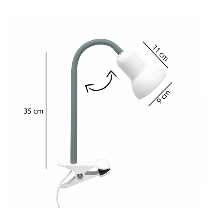 GLOBOSTAR® TAVOLO 204-0152 Παιδικό Επιτραπέζιο Φωτιστικό Πορτατίφ με Ντουί 1 x E14 AC 220-240V IP20 - Πράσινο & Λευκό - Μ11 x Π9 x Υ35cm GLOBOSTAR® TAVOLO 204-0152 Παιδικό Επιτραπέζιο Φωτιστικό Πορτατίφ με Ντουί 1 x E14 AC 220-240V IP20 - Πράσινο & Λευκό - Μ11 x Π9 x Υ35cm
