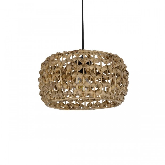 GLOBOSTAR® SAND 204-0159 Boho Κρεμαστό Φωτιστικό Οροφής με Ντουί 1 x E27 AC 220-240V IP20 - Καφέ - Μ30 x Π30 x Υ18cm
