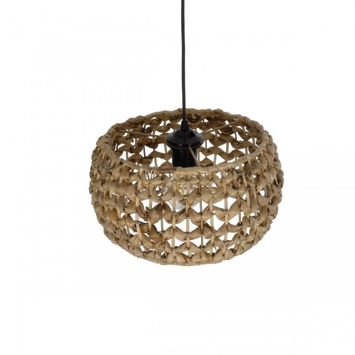 GLOBOSTAR® SAND 204-0159 Boho Κρεμαστό Φωτιστικό Οροφής με Ντουί 1 x E27 AC 220-240V IP20 - Καφέ - Μ30 x Π30 x Υ18cm