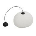 GLOBOSTAR® STONE 204-0176 Μοντέρνο Κρεμαστό Φωτιστικό Οροφής με Ντουί 1 x E27 AC 220-240V IP20 - Λευκό - Μ31.5 x Π35 x Υ26cm