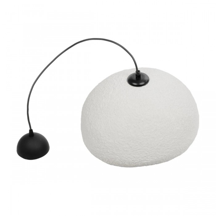 GLOBOSTAR® STONE 204-0176 Μοντέρνο Κρεμαστό Φωτιστικό Οροφής με Ντουί 1 x E27 AC 220-240V IP20 - Λευκό - Μ31.5 x Π35 x Υ26cm