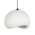 GLOBOSTAR® STONE 204-0176 Μοντέρνο Κρεμαστό Φωτιστικό Οροφής με Ντουί 1 x E27 AC 220-240V IP20 - Λευκό - Μ31.5 x Π35 x Υ26cm