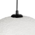 GLOBOSTAR® STONE 204-0176 Μοντέρνο Κρεμαστό Φωτιστικό Οροφής με Ντουί 1 x E27 AC 220-240V IP20 - Λευκό - Μ31.5 x Π35 x Υ26cm