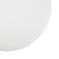 GLOBOSTAR® GLOBIDIO 204-0195 Μοντέρνο Κρεμαστό Φωτιστικό Οροφής με Ντουί 1 x E27 AC 220-240V IP20 - Χρύσο & Λευκό - Μ15 x Π15 x Υ15cm