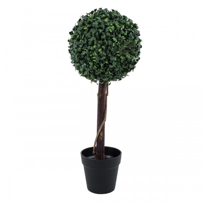 GloboStar® Artificial Garden BUXUS 20405 Τεχνητό Διακοσμητικό Φυτό Πυξός Υ60cm