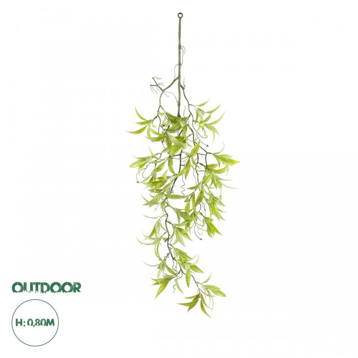 GloboStar® Artificial Garden SALIX MATSUDANA HANGING BRANCH 20414 Τεχνητό Διακοσμητικό Κρεμαστό Φυτό Ιτέα Υ80cm