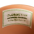 GloboStar® Artificial Garden ASTYPALAIA 20451 Πήλινο Κεραμικό Κασπώ Γλάστρα - Flower Pot Κεραμιδί Φ18cm x Υ16cm