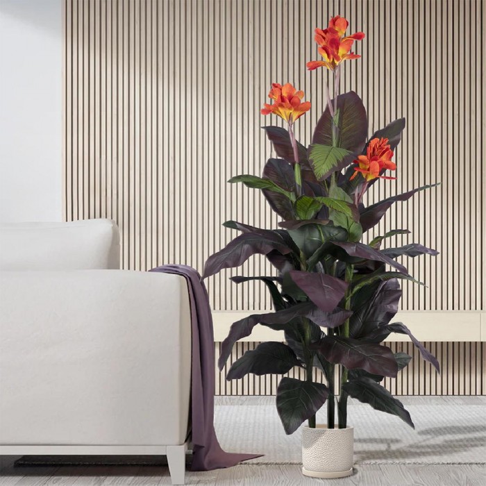 GloboStar® Artificial Garden PARGA 20452 Πήλινο Κεραμικό Κασπώ Γλάστρα - Flower Pot Μπεζ Φ23cm x Υ20.5cm