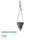GloboStar® Artificial Garden AIGINA 20466 Κρεμαστό Πήλινο Κεραμικό Κασπώ Γλάστρα - Flower Pot Μαύρο Φ13cm x Υ15cm GloboStar® Artificial Garden AIGINA 20466 Κρεμαστό Πήλινο Κεραμικό Κασπώ Γλάστρα - Flower Pot Μαύρο Φ13cm x Υ15cm