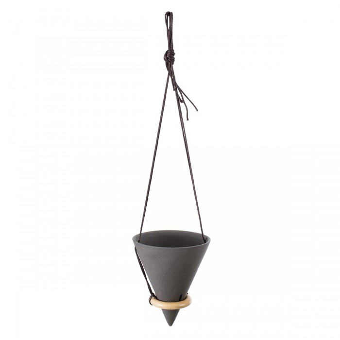 GloboStar® Artificial Garden AIGINA 20466 Κρεμαστό Πήλινο Κεραμικό Κασπώ Γλάστρα - Flower Pot Μαύρο Φ13cm x Υ15cm GloboStar® Artificial Garden AIGINA 20466 Κρεμαστό Πήλινο Κεραμικό Κασπώ Γλάστρα - Flower Pot Μαύρο Φ13cm x Υ15cm