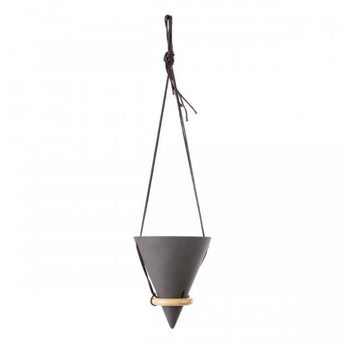 GloboStar® Artificial Garden AIGINA 20466 Κρεμαστό Πήλινο Κεραμικό Κασπώ Γλάστρα - Flower Pot Μαύρο Φ13cm x Υ15cm GloboStar® Artificial Garden AIGINA 20466 Κρεμαστό Πήλινο Κεραμικό Κασπώ Γλάστρα - Flower Pot Μαύρο Φ13cm x Υ15cm