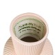 GloboStar® Artificial Garden CAPRI 20470 Πήλινο Κεραμικό Κασπώ Γλάστρα - Flower Pot Απαλό Μπεζ Φ9.5cm x Υ25cm