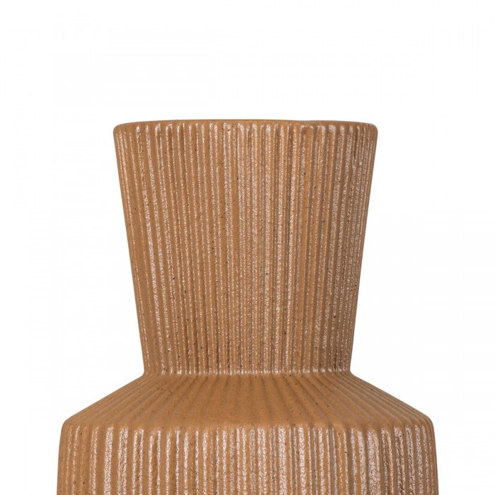 GloboStar® Artificial Garden AMALFI 20471 Πήλινο Κεραμικό Κασπώ Γλάστρα - Flower Pot Κεραμιδί Φ9.5cm x Υ25cm