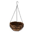 GloboStar® Artificial Garden KARYSTOS 20483 Κρεμαστό Κασπώ Γλάστρα - Flower Pot από Φλοιό Καρύδας Καφέ με Μαύρο Φ25cm x Υ15cm GloboStar® Artificial Garden KARYSTOS 20483 Κρεμαστό Κασπώ Γλάστρα - Flower Pot από Φλοιό Καρύδας Καφέ με Μαύρο Φ25cm x Υ15cm