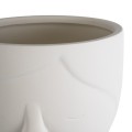 GloboStar® Artificial Garden TOKYO 20496 Διακοσμητικό Κεραμικό Κασπώ Γλάστρα - Flower Pot Λευκό Φ16 x Υ19cm GloboStar® Artificial Garden TOKYO 20496 Διακοσμητικό Κεραμικό Κασπώ Γλάστρα - Flower Pot Λευκό Φ16 x Υ19cm