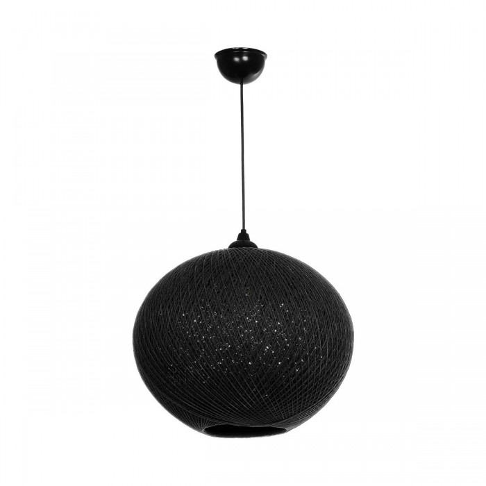 GLOBOSTAR® SOLEI 205-0004 Boho Κρεμαστό Φωτιστικό Οροφής με Ντουί 1 x E27 AC 220-240V IP20 - Μαύρο - M40 x Π40 x Υ36cm GLOBOSTAR® SOLEI 205-0004 Boho Κρεμαστό Φωτιστικό Οροφής με Ντουί 1 x E27 AC 220-240V IP20 - Μαύρο - M40 x Π40 x Υ36cm