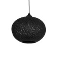 GLOBOSTAR® SOLEI 205-0005 Boho Κρεμαστό Φωτιστικό Οροφής με Ντουί 1 x E27 AC 220-240V IP20 - Μαύρο - M30 x Π30 x Υ35cm GLOBOSTAR® SOLEI 205-0005 Boho Κρεμαστό Φωτιστικό Οροφής με Ντουί 1 x E27 AC 220-240V IP20 - Μαύρο - M30 x Π30 x Υ35cm