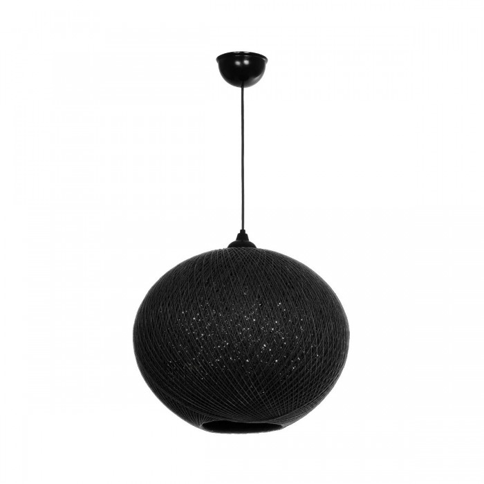 GLOBOSTAR® SOLEI 205-0005 Boho Κρεμαστό Φωτιστικό Οροφής με Ντουί 1 x E27 AC 220-240V IP20 - Μαύρο - M30 x Π30 x Υ35cm GLOBOSTAR® SOLEI 205-0005 Boho Κρεμαστό Φωτιστικό Οροφής με Ντουί 1 x E27 AC 220-240V IP20 - Μαύρο - M30 x Π30 x Υ35cm