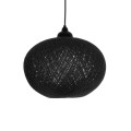GLOBOSTAR® SOLEI 205-0005 Boho Κρεμαστό Φωτιστικό Οροφής με Ντουί 1 x E27 AC 220-240V IP20 - Μαύρο - M30 x Π30 x Υ35cm GLOBOSTAR® SOLEI 205-0005 Boho Κρεμαστό Φωτιστικό Οροφής με Ντουί 1 x E27 AC 220-240V IP20 - Μαύρο - M30 x Π30 x Υ35cm