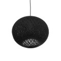 GLOBOSTAR® SOLEI 205-0005 Boho Κρεμαστό Φωτιστικό Οροφής με Ντουί 1 x E27 AC 220-240V IP20 - Μαύρο - M30 x Π30 x Υ35cm GLOBOSTAR® SOLEI 205-0005 Boho Κρεμαστό Φωτιστικό Οροφής με Ντουί 1 x E27 AC 220-240V IP20 - Μαύρο - M30 x Π30 x Υ35cm