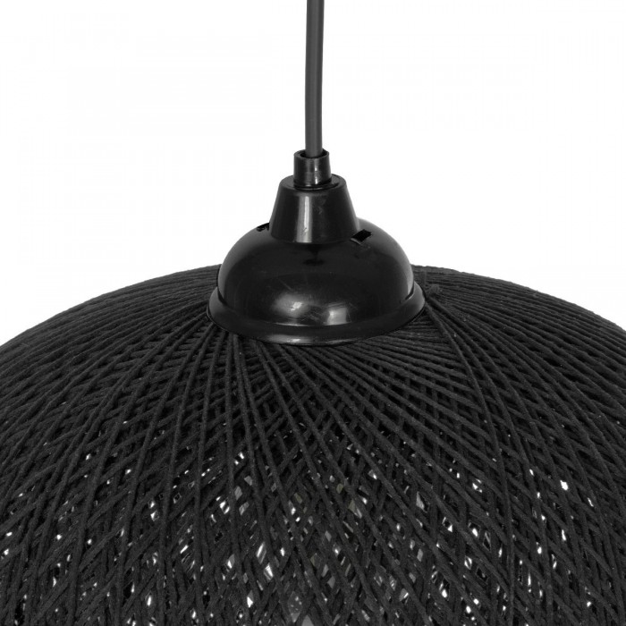 GLOBOSTAR® SOLEI 205-0005 Boho Κρεμαστό Φωτιστικό Οροφής με Ντουί 1 x E27 AC 220-240V IP20 - Μαύρο - M30 x Π30 x Υ35cm GLOBOSTAR® SOLEI 205-0005 Boho Κρεμαστό Φωτιστικό Οροφής με Ντουί 1 x E27 AC 220-240V IP20 - Μαύρο - M30 x Π30 x Υ35cm