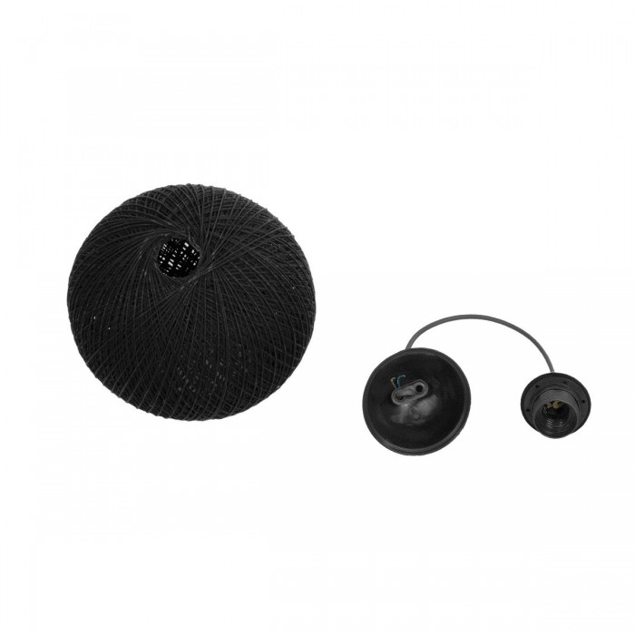 GLOBOSTAR® SOLEI 205-0006 Boho Κρεμαστό Φωτιστικό Οροφής με Ντουί 1 x E27 AC 220-240V IP20 - Μαύρο - M20 x Π20 x Υ25cm GLOBOSTAR® SOLEI 205-0006 Boho Κρεμαστό Φωτιστικό Οροφής με Ντουί 1 x E27 AC 220-240V IP20 - Μαύρο - M20 x Π20 x Υ25cm