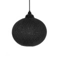 GLOBOSTAR® SOLEI 205-0006 Boho Κρεμαστό Φωτιστικό Οροφής με Ντουί 1 x E27 AC 220-240V IP20 - Μαύρο - M20 x Π20 x Υ25cm GLOBOSTAR® SOLEI 205-0006 Boho Κρεμαστό Φωτιστικό Οροφής με Ντουί 1 x E27 AC 220-240V IP20 - Μαύρο - M20 x Π20 x Υ25cm
