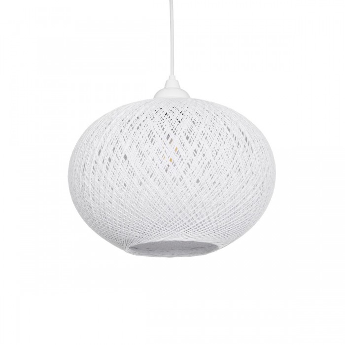 GLOBOSTAR® SOLEI 205-0008 Boho Κρεμαστό Φωτιστικό Οροφής με Ντουί 1 x E27 AC 220-240V IP20 - Λευκό - M30 x Π30 x Υ26cm GLOBOSTAR® SOLEI 205-0008 Boho Κρεμαστό Φωτιστικό Οροφής με Ντουί 1 x E27 AC 220-240V IP20 - Λευκό - M30 x Π30 x Υ26cm