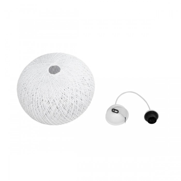 GLOBOSTAR® SOLEI 205-0008 Boho Κρεμαστό Φωτιστικό Οροφής με Ντουί 1 x E27 AC 220-240V IP20 - Λευκό - M30 x Π30 x Υ26cm GLOBOSTAR® SOLEI 205-0008 Boho Κρεμαστό Φωτιστικό Οροφής με Ντουί 1 x E27 AC 220-240V IP20 - Λευκό - M30 x Π30 x Υ26cm