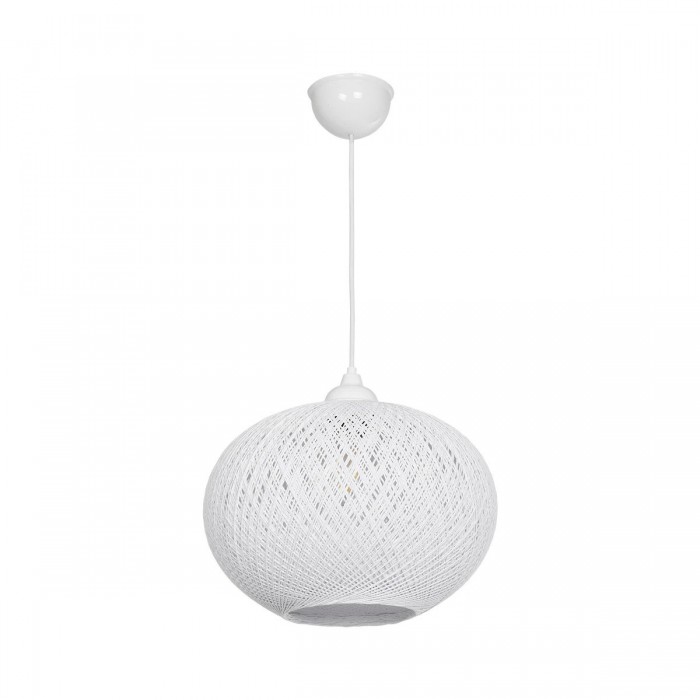 GLOBOSTAR® SOLEI 205-0008 Boho Κρεμαστό Φωτιστικό Οροφής με Ντουί 1 x E27 AC 220-240V IP20 - Λευκό - M30 x Π30 x Υ26cm GLOBOSTAR® SOLEI 205-0008 Boho Κρεμαστό Φωτιστικό Οροφής με Ντουί 1 x E27 AC 220-240V IP20 - Λευκό - M30 x Π30 x Υ26cm