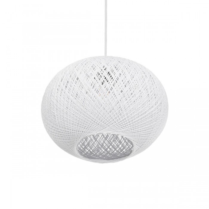 GLOBOSTAR® SOLEI 205-0008 Boho Κρεμαστό Φωτιστικό Οροφής με Ντουί 1 x E27 AC 220-240V IP20 - Λευκό - M30 x Π30 x Υ26cm GLOBOSTAR® SOLEI 205-0008 Boho Κρεμαστό Φωτιστικό Οροφής με Ντουί 1 x E27 AC 220-240V IP20 - Λευκό - M30 x Π30 x Υ26cm