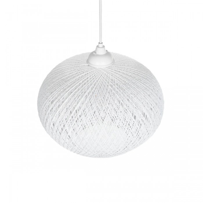 GLOBOSTAR® SOLEI 205-0008 Boho Κρεμαστό Φωτιστικό Οροφής με Ντουί 1 x E27 AC 220-240V IP20 - Λευκό - M30 x Π30 x Υ26cm GLOBOSTAR® SOLEI 205-0008 Boho Κρεμαστό Φωτιστικό Οροφής με Ντουί 1 x E27 AC 220-240V IP20 - Λευκό - M30 x Π30 x Υ26cm