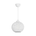 GLOBOSTAR® SOLEI 205-0009 Boho Κρεμαστό Φωτιστικό Οροφής με Ντουί 1 x E27 AC 220-240V IP20 - Λευκό - M20 x Π20 x Υ25cm GLOBOSTAR® SOLEI 205-0009 Boho Κρεμαστό Φωτιστικό Οροφής με Ντουί 1 x E27 AC 220-240V IP20 - Λευκό - M20 x Π20 x Υ25cm