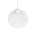 GLOBOSTAR® SOLEI 205-0009 Boho Κρεμαστό Φωτιστικό Οροφής με Ντουί 1 x E27 AC 220-240V IP20 - Λευκό - M20 x Π20 x Υ25cm GLOBOSTAR® SOLEI 205-0009 Boho Κρεμαστό Φωτιστικό Οροφής με Ντουί 1 x E27 AC 220-240V IP20 - Λευκό - M20 x Π20 x Υ25cm