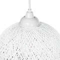 GLOBOSTAR® SOLEI 205-0009 Boho Κρεμαστό Φωτιστικό Οροφής με Ντουί 1 x E27 AC 220-240V IP20 - Λευκό - M20 x Π20 x Υ25cm GLOBOSTAR® SOLEI 205-0009 Boho Κρεμαστό Φωτιστικό Οροφής με Ντουί 1 x E27 AC 220-240V IP20 - Λευκό - M20 x Π20 x Υ25cm