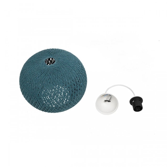 GLOBOSTAR® SOLEI 205-0011 Boho Κρεμαστό Φωτιστικό Οροφής με Ντουί 1 x E27 AC 220-240V IP20 - Τιρκουάζ - M30 x Π30 x Υ26cm GLOBOSTAR® SOLEI 205-0011 Boho Κρεμαστό Φωτιστικό Οροφής με Ντουί 1 x E27 AC 220-240V IP20 - Τιρκουάζ - M30 x Π30 x Υ26cm