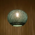GLOBOSTAR® SOLEI 205-0011 Boho Κρεμαστό Φωτιστικό Οροφής με Ντουί 1 x E27 AC 220-240V IP20 - Τιρκουάζ - M30 x Π30 x Υ26cm GLOBOSTAR® SOLEI 205-0011 Boho Κρεμαστό Φωτιστικό Οροφής με Ντουί 1 x E27 AC 220-240V IP20 - Τιρκουάζ - M30 x Π30 x Υ26cm