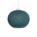 GLOBOSTAR® SOLEI 205-0011 Boho Κρεμαστό Φωτιστικό Οροφής με Ντουί 1 x E27 AC 220-240V IP20 - Τιρκουάζ - M30 x Π30 x Υ26cm GLOBOSTAR® SOLEI 205-0011 Boho Κρεμαστό Φωτιστικό Οροφής με Ντουί 1 x E27 AC 220-240V IP20 - Τιρκουάζ - M30 x Π30 x Υ26cm