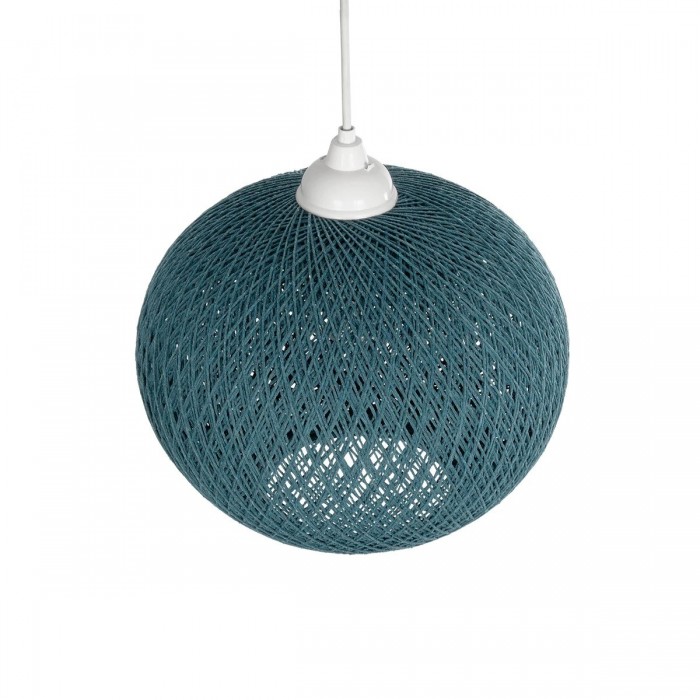 GLOBOSTAR® SOLEI 205-0011 Boho Κρεμαστό Φωτιστικό Οροφής με Ντουί 1 x E27 AC 220-240V IP20 - Τιρκουάζ - M30 x Π30 x Υ26cm GLOBOSTAR® SOLEI 205-0011 Boho Κρεμαστό Φωτιστικό Οροφής με Ντουί 1 x E27 AC 220-240V IP20 - Τιρκουάζ - M30 x Π30 x Υ26cm