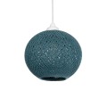 GLOBOSTAR® SOLEI 205-0012 Boho Κρεμαστό Φωτιστικό Οροφής με Ντουί 1 x E27 AC 220-240V IP20 - Τιρκουάζ - M20 x Π20 x Υ25cm GLOBOSTAR® SOLEI 205-0012 Boho Κρεμαστό Φωτιστικό Οροφής με Ντουί 1 x E27 AC 220-240V IP20 - Τιρκουάζ - M20 x Π20 x Υ25cm