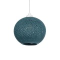 GLOBOSTAR® SOLEI 205-0012 Boho Κρεμαστό Φωτιστικό Οροφής με Ντουί 1 x E27 AC 220-240V IP20 - Τιρκουάζ - M20 x Π20 x Υ25cm GLOBOSTAR® SOLEI 205-0012 Boho Κρεμαστό Φωτιστικό Οροφής με Ντουί 1 x E27 AC 220-240V IP20 - Τιρκουάζ - M20 x Π20 x Υ25cm