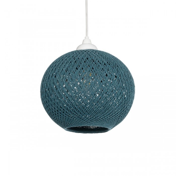 GLOBOSTAR® SOLEI 205-0012 Boho Κρεμαστό Φωτιστικό Οροφής με Ντουί 1 x E27 AC 220-240V IP20 - Τιρκουάζ - M20 x Π20 x Υ25cm GLOBOSTAR® SOLEI 205-0012 Boho Κρεμαστό Φωτιστικό Οροφής με Ντουί 1 x E27 AC 220-240V IP20 - Τιρκουάζ - M20 x Π20 x Υ25cm